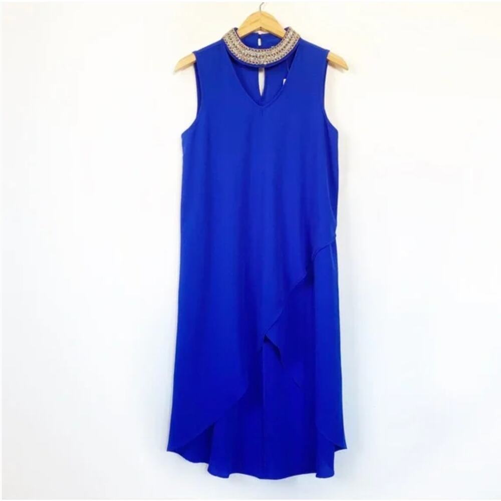 NWT Paradiso Embellished Neck Layered Tunic Top S